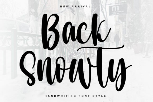 Back Snowty: A Festive Display Font That Makes Holiday Campaigns Instantly Recognizable