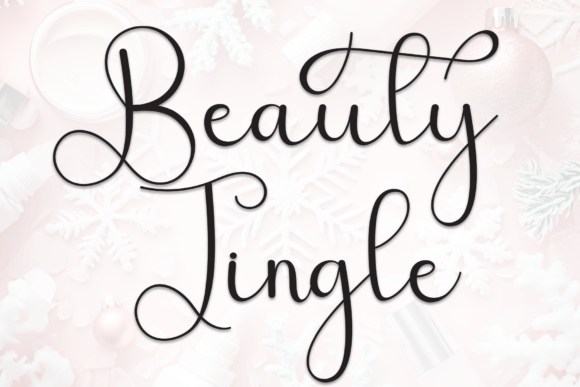 Beauty Jingle: A Handwritten Display Font That Makes Joy Instantly Readable