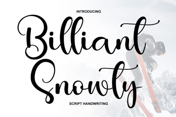 Brilliant Snowty: A Festive Script Font That Elevates Small Business Branding