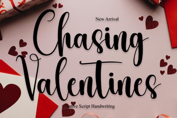 Chasing Valentines: A Handwritten Font for Thoughtful Editorial Moments