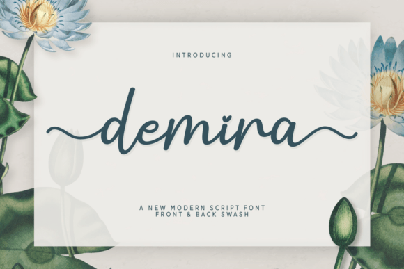 Demira: A Modern Script Font for Editorial Elegance