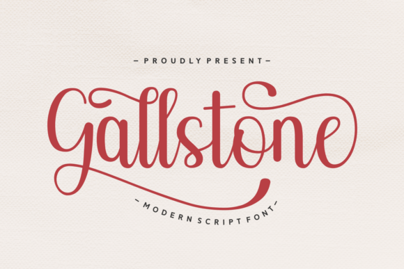 Gallstone: A Confident Script Font for Real Business Branding