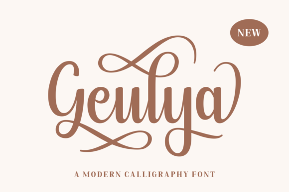 Geulya: A Modern Calligraphy Font That Elevates Real Branding Work