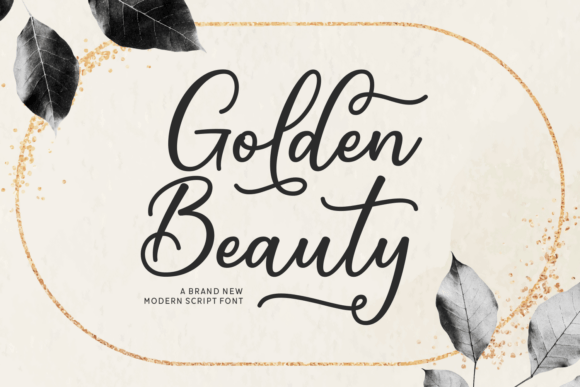 Golden Beauty: A Script Font That Feels Like a Quiet Moment of Intention