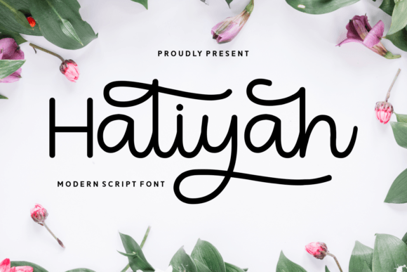 Haliyah: A Modern Script Typeface for Digital Branding