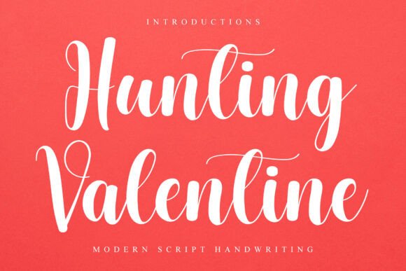 Hunting Valentine: A Festive Script Font for Scroll-Stopping Campaigns