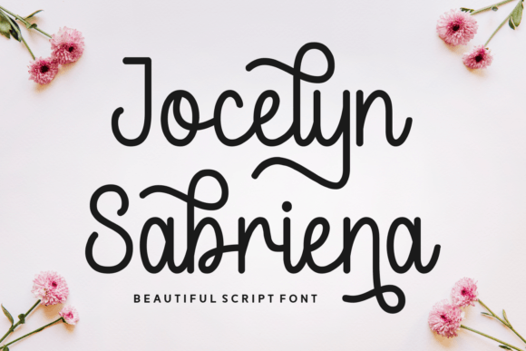 Jocelyn Sabriena: A Refined Script Font for Editorial Elegance