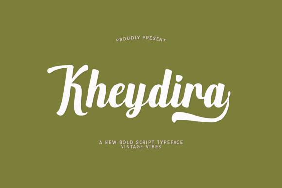 Kheydira: A Vintage Script Font That Elevates Real Branding