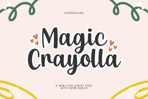 Magic Crayolla: A Playful Script Font for Authentic Small Business Branding