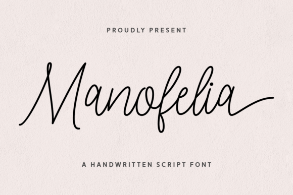 Manofelia: A Graceful Script Font for Thoughtful Editorial Design