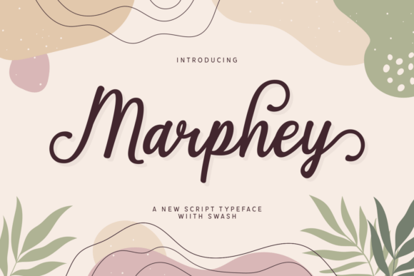 Marphey: A Graceful Script Typeface for Digital Branding