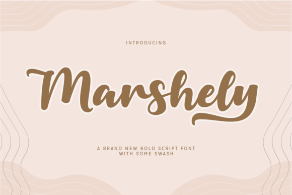 Marshely: A Bold Script Font for Editorial Confidence