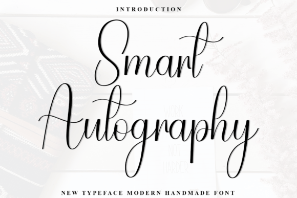 Smart Autography: A Friendly, Polished Font for Small Business Branding