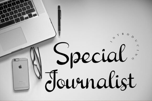 Special Journalist: A Premium Script Font for Polished Branding