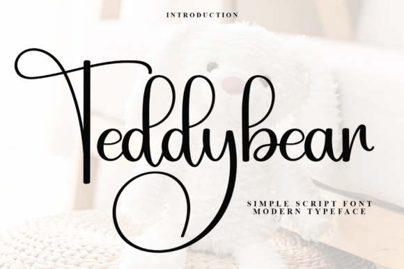 Teddybear Font: Warm, Playful Typography for Handmade Goods