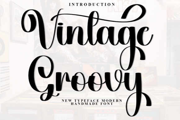 Vintage Groovy: A Friendly Display Font That Cuts Through the Feed