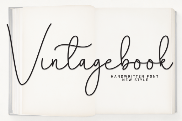 Vintagebook: A Handwritten Font That Feels Like Home