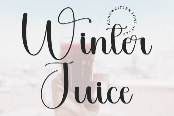 Winter Juice: A Festive Script Font for Joyful Editorial Moments