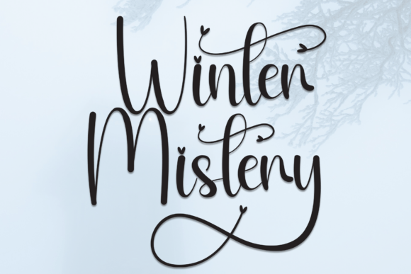 Winter Mistery: A Playful Handwritten Display Typeface for Digital Brands