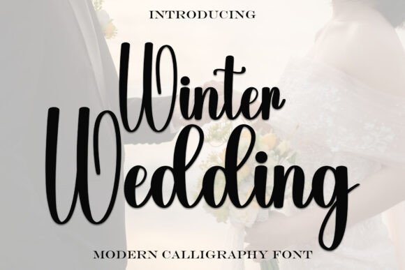 Winter Wedding: A Handwritten Font That Feels Like a Quiet Moment