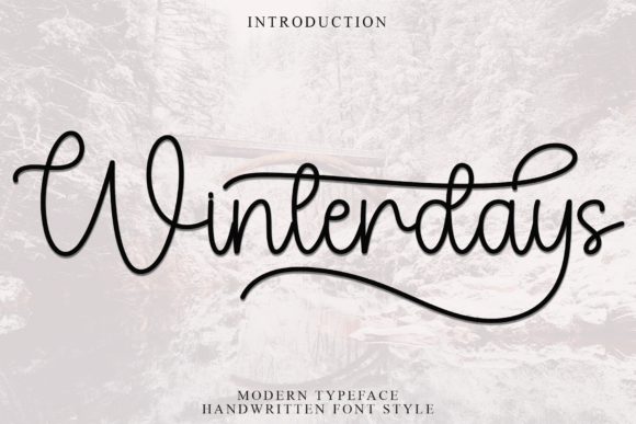 Winterdays: A Warm, Friendly Display Font for Digital Brands